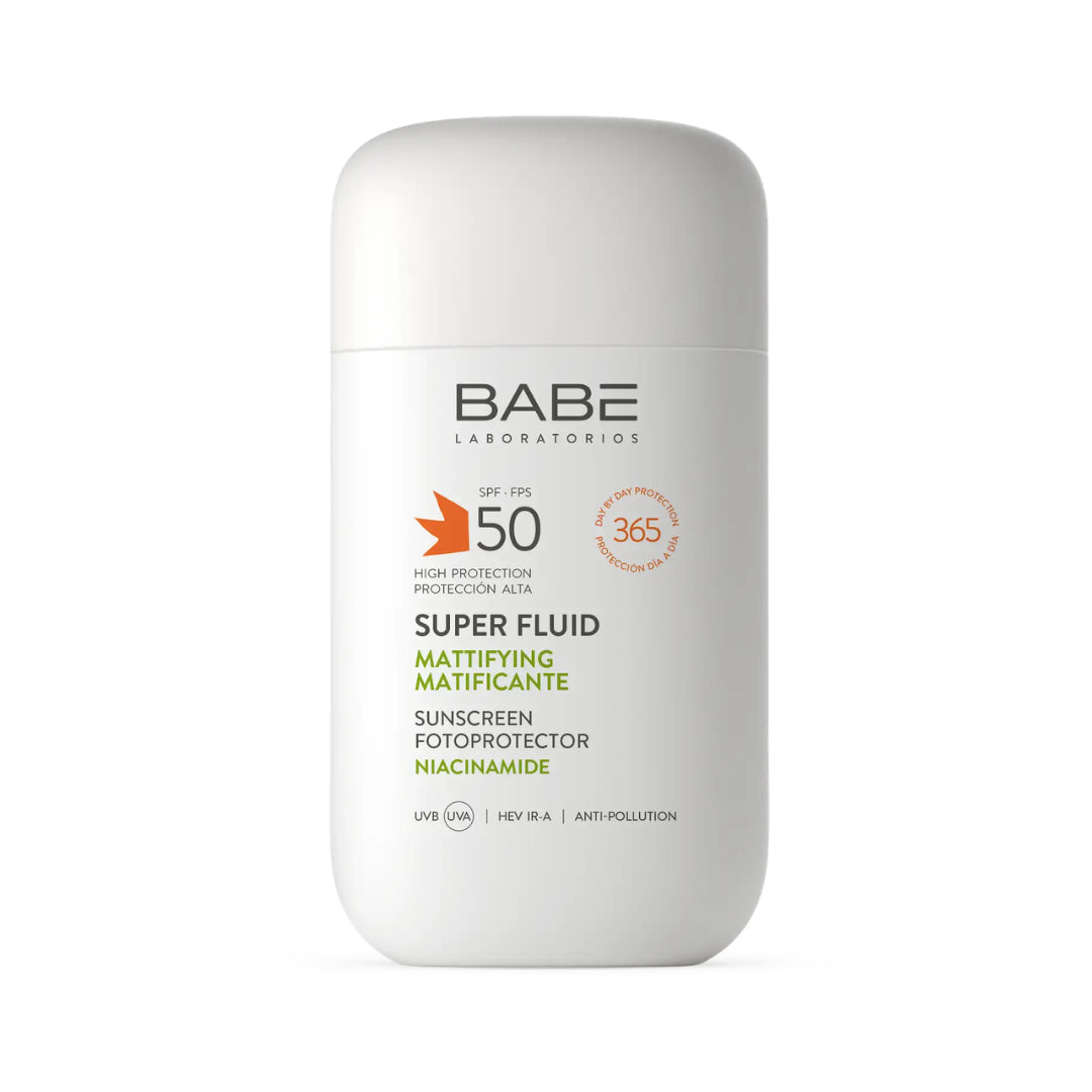 Сонцезахисний флюїд з матуючим ефектом Babe Super Fluid Mattifying SPF 50, 50 мл