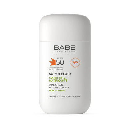 Сонцезахисний флюїд з матуючим ефектом Babe Super Fluid Mattifying SPF 50, 50 мл