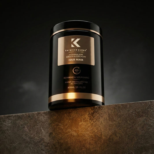 Маска для волосся проти випадіння Keratin Queen, 800 мл