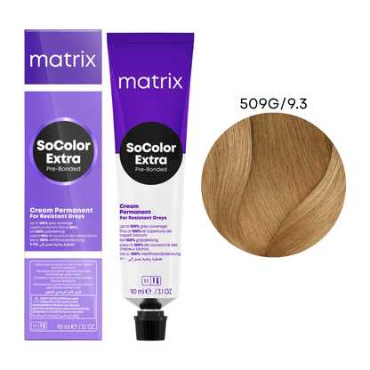 Крем-фарба для волосся SoColor Extra Coverage Pre-Bonded Matrix 509G/9.3 90 мл