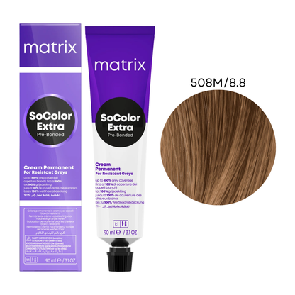 Крем-фарба для волосся SoColor Extra Coverage Pre-Bonded Matrix 508M/8.8 90 мл