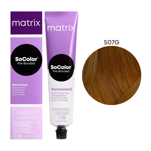Стійка крем-фарба для волосся Socolor Beauty Matrix 507G Коричневий 90 мл