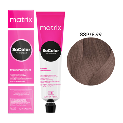 Перманентна крем-фарба для волосся SoColor Pre-Bonded Matrix 8SP/8.99 90 мл