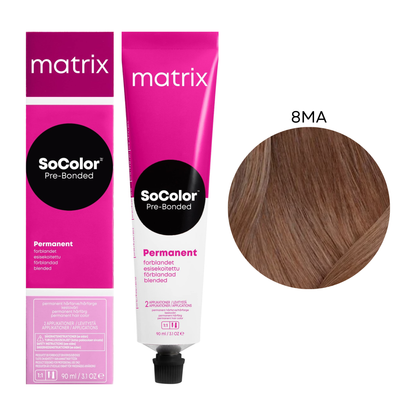 Стійка крем-фарба для волосся Socolor Beauty Matrix 8MA 90 мл