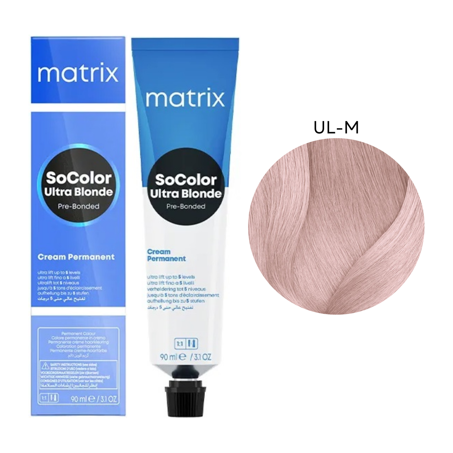 Крем-фарба для волосся Socolor Pre-Bonded Permanent Matrix UL-M 90 мл