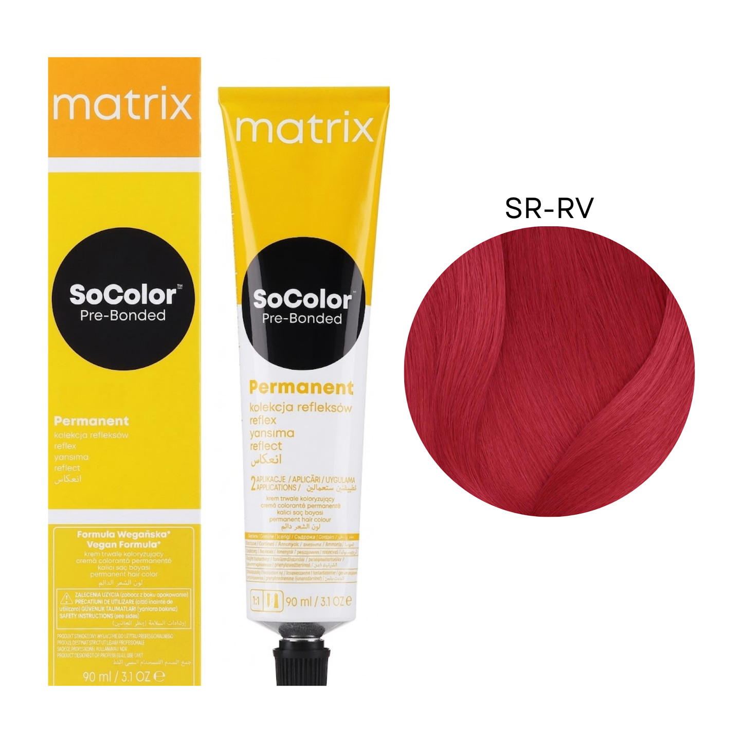 Фарба для волосся SoColor Beauty SoRED Matrix SR-RV червоно-фіолетовий 90 мл