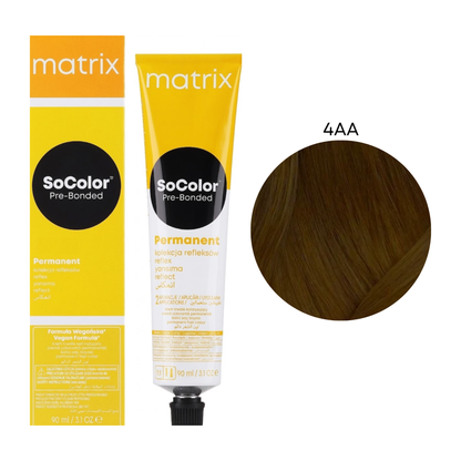 Стійка крем-фарба для волосся Socolor Beauty Matrix 4AA 90 мл