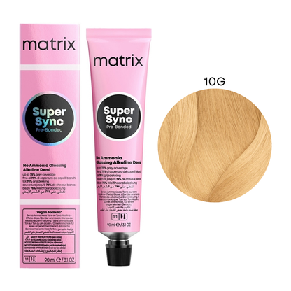 Тонер безаміачний для волосся Super Sync Pre-Bonded Matrix 10G 90 мл