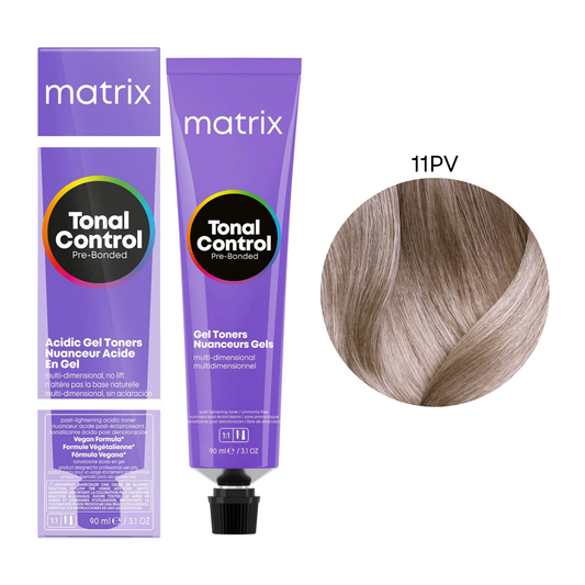 Тонер для волосся на кислій основі Tonal Color Pre-Bonded Acidic Gel Toner Matrix 11PV 90 мл