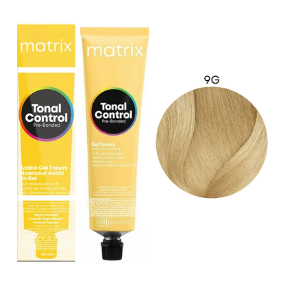 Тонер для волосся на кислій основі Tonal Color Pre-Bonded Acidic Gel Toner Matrix 9G 90 мл
