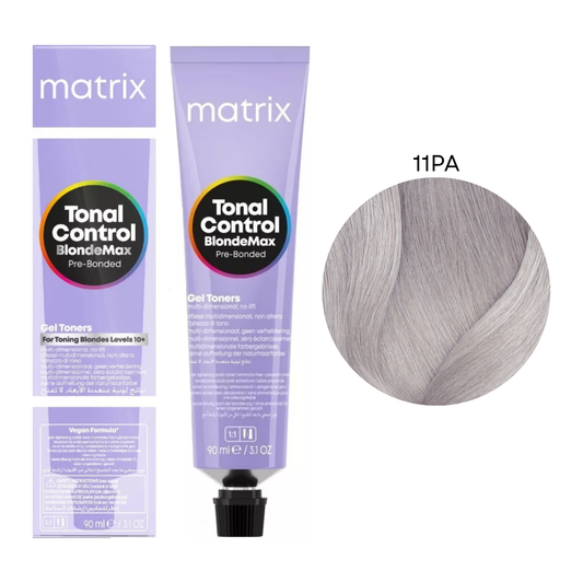 Тонер гелевий для волосся на кислій основі Tonal Control Blonde Max Pre-Bonded Gel Toner Matrix 11PA 90 мл