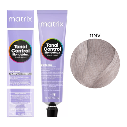 Тонер гелевий для волосся на кислій основі Tonal Control Blonde Max Pre-Bonded Gel Toner Matrix 11NV 90 мл