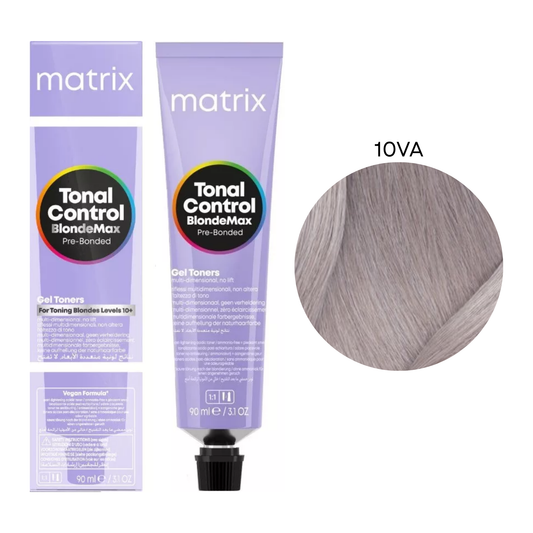 Тонер гелевий для волосся на кислій основі Tonal Control Blonde Max Pre-Bonded Gel Toner Matrix 10VA 90 мл