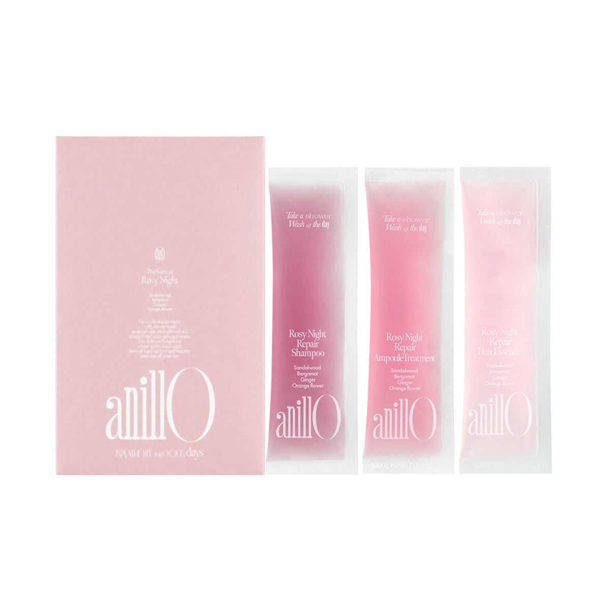 Набір тестерів Rosy Night Repair KIT ANILLO 10мл*3шт