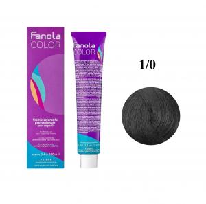 Fanola Color краска для волос оттенок Black 1.0 100 мл - 00-00000218