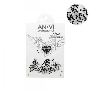 Камни Сваровски ANVI PIXI №4 черные 200 шт  - 00-00000901