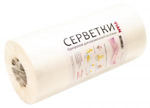 Салфетки в рулоне Vian гладкие 20*20 100 шт - 00-00002692