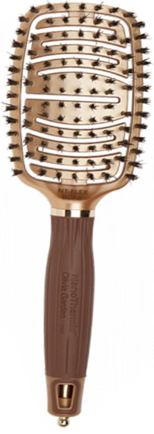 Щетка для волос Olivia Garden Ceramic+Ion Nano Thermic Flex Boar с натуральной щетиной  - 00-00002765