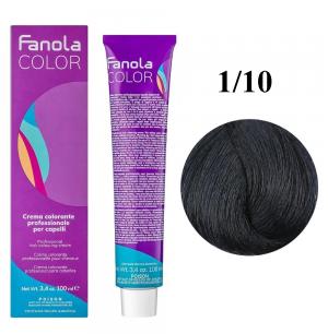 Крем-краска для волос Fanola №1/10 Blue Black 100 мл - 00-00002941