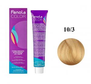 Крем-краска для волос Fanola №10/3 Blonde platinum golden 100 мл - 00-00002949