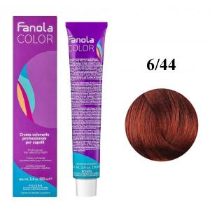Крем-краска для волос Fanola №6/44 Dark blonde intense copper 100 мл - 00-00003005