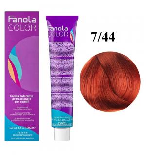 Fanola Color краска для волос оттенок Intense Copper 7.44 100 мл - 00-00003024