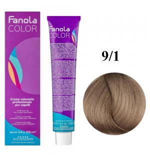 Fanola Color краска для волос оттенок Ash 9.1 100 мл - 00-00003044