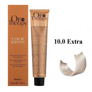Безаммиачная крем-краска для волос Fanola Oro Therapy Extra №10/0 Blonde platinum extra 100 мл - 00-00003060