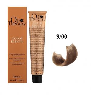 Безаммиачная крем-краска для волос Fanola Oro Therapy №9/00 Intense Very Light Blond 100 мл - 00-00003113