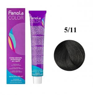 Fanola Color краска для волос оттенок Intense Ash 5.11 100 мл - 00-00003256