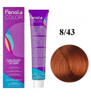 Крем-краска для волос Fanola №8/43 100 мл - 00-00003257