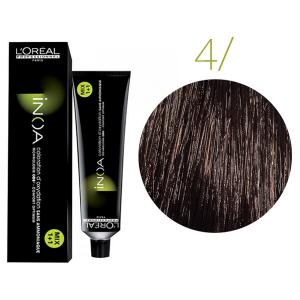 L’Oréal Professionnel Inoa перманентная краска для волос без аммиака оттенок 4 60 мл - 00-00004674