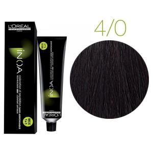 L’Oréal Professionnel Inoa перманентная краска для волос без аммиака оттенок 4.0 60 мл - 00-00004682