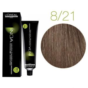 Крем-краска для волос L'Oreal Professionnel INOA Mix 1+1 №8/21 Темный русый 60 мл - 00-00004696