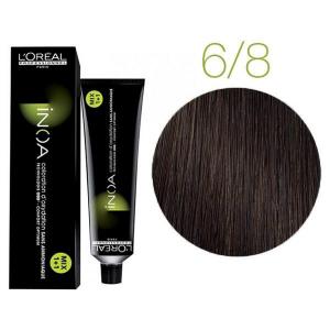 Крем-краска для волос L'Oreal Professionnel INOA Mix 1+1 №6/8 Темный коричневый 60 мл - 00-00004701
