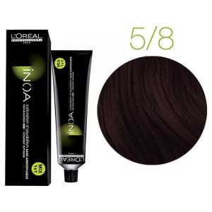 Крем-краска для волос L'Oreal Professionnel INOA Mix 1+1 №5/8 Светлый шатен мокко 60 мл - 00-00004702