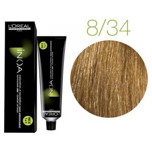 L’Oréal Professionnel Inoa перманентная краска для волос без аммиака оттенок 8.34 60 мл - 00-00004733