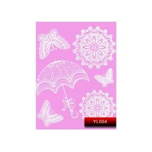 Наклейка для дизайна ногтей Kodi Professional 'White' Nail Art Stickers YL004 - 00-00005775