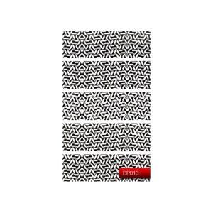 Наклейка для дизайна ногтей Kodi Professional'Black' Nail Art Stickers BP013  - 00-00005802