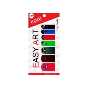 Наклейки для дизайна ногтей Kodi Professional Easy Art E16 - 00-00005872