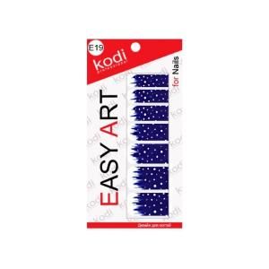 Наклейки для дизайна ногтей Kodi Professional Easy Art E19 - 00-00005875