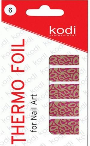 Термо фольга для дизайна ногтей Kodi Professional №006  - 00-00005922