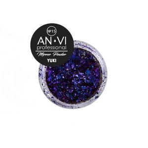 Зеркальная пудра YUKI №15 'Distant Galaxy' 1.2 г. ANVI Professional - 00-00008529