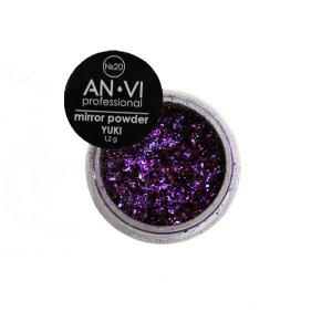 Зеркальная пудра YUKI №20 'Legendary Purple' 1.2 г. ANVI Professional - 00-00008537