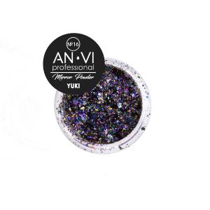 Зеркальная пудра YUKI №16 'Fata Morgana' 1.2 г. ANVI Professional - 00-00008540