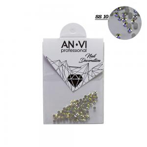 Стразы для дизайна ногтей Swarovski ANVI Professional 'Crystal Pixie' №SS10, 100 шт - 00-00008546