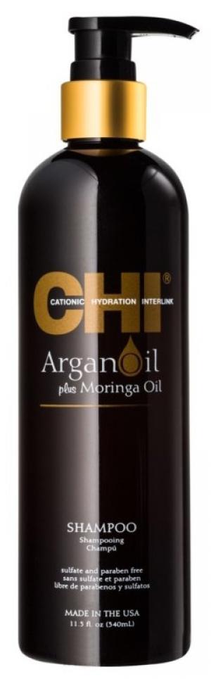 Шампунь живильний аргана Chi Argan Oil Shampoo 340 мл - 00-00011477