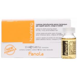Fanola Nourishing интенсивная увлажняющая сыворотка для сухих или поврежденных волос 12× 12 мл - 00-00011775
