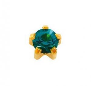 Серьги для ушей Studex R112 крапан декабрь-голубой цирконий - 00-00011948