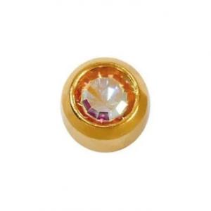 Серьги для ушей Studex L215 завальцованы горный хрусталь - 00-00011955